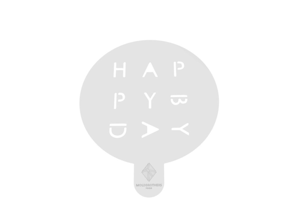 Happy Birthday Stencil