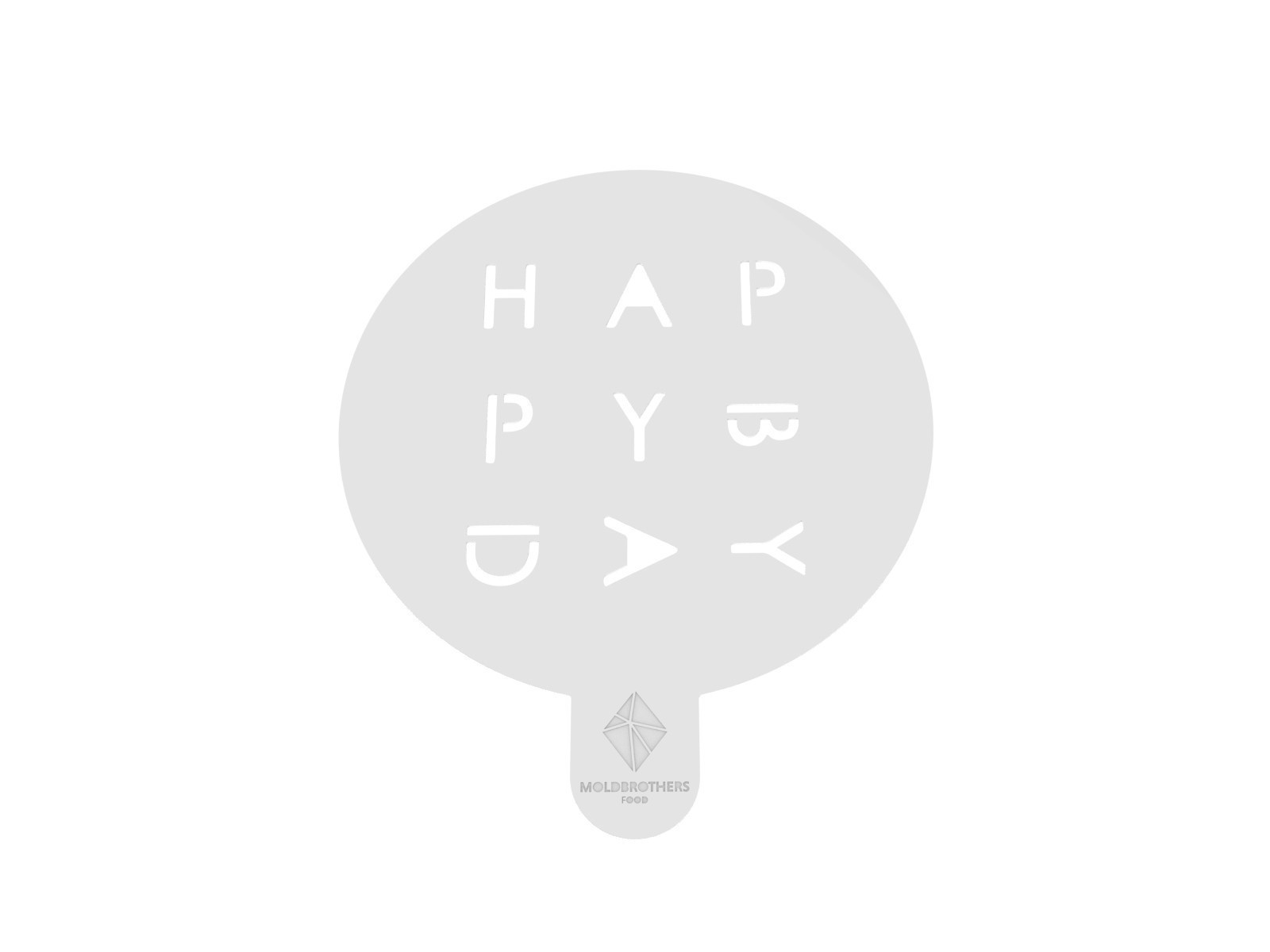 Happy Birthday Stencil