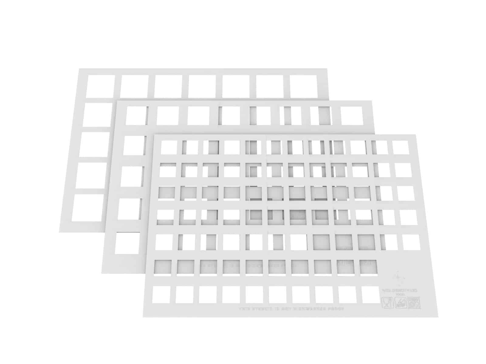 Square Stencil Case