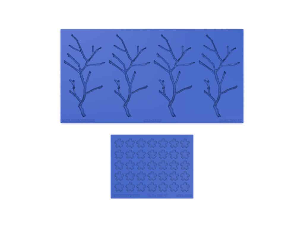 Realistic Blossom Branche Tuille Molds