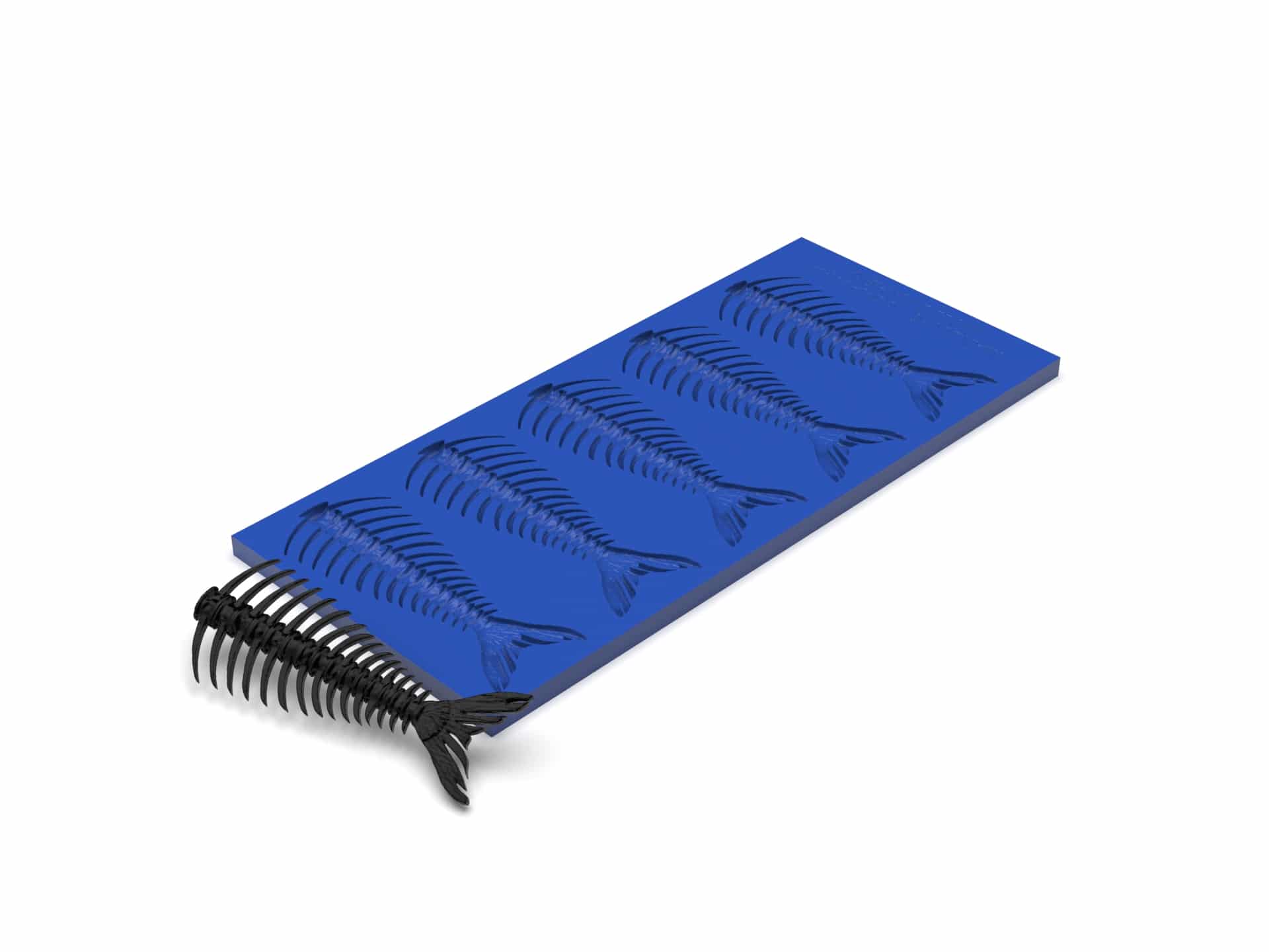 Realistic Fishbone Tuille Mold