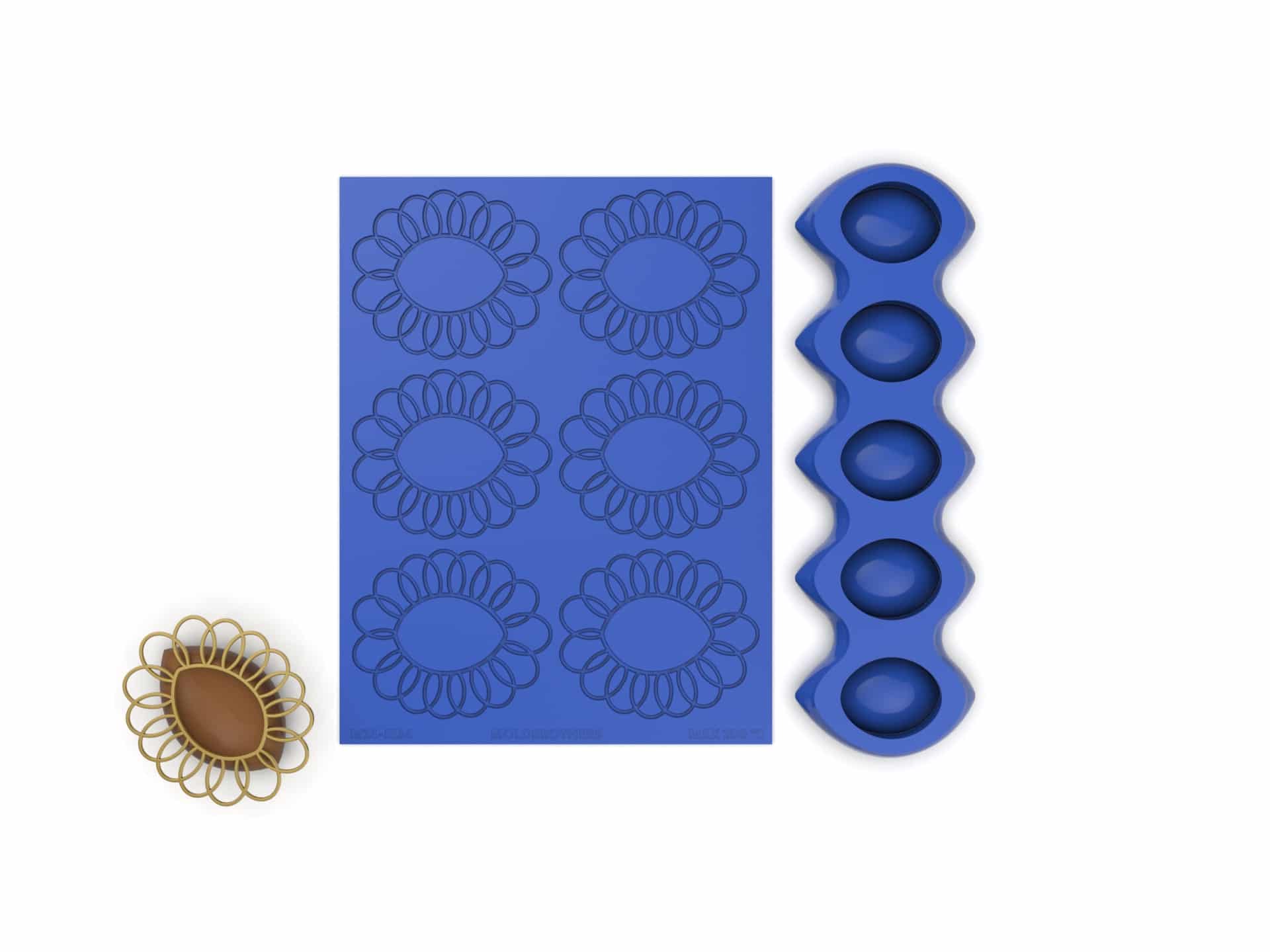 Dimple Quenelle Molds