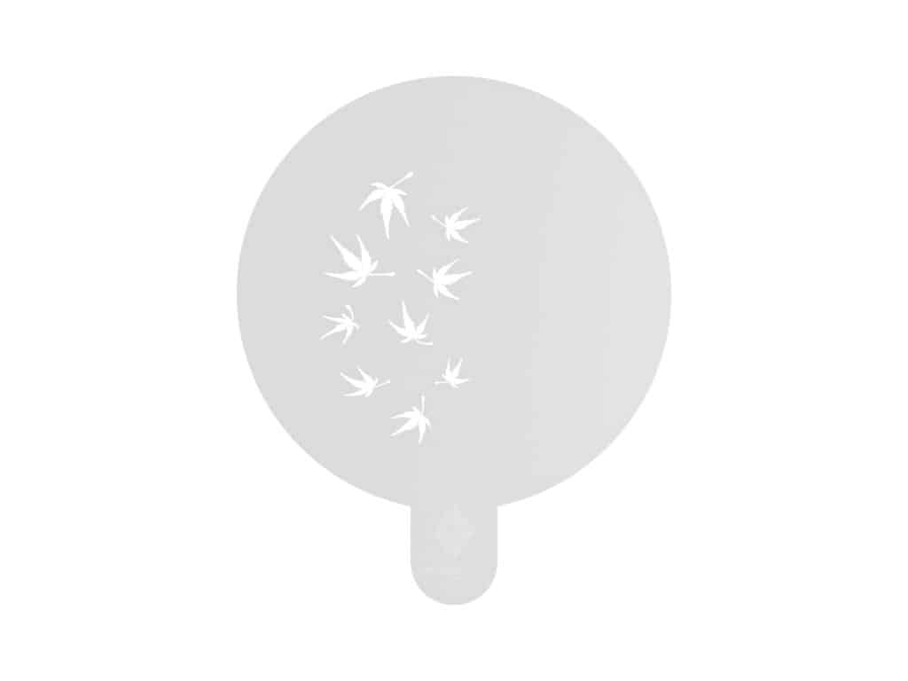 Falling Maple Silicone Plate Stencil