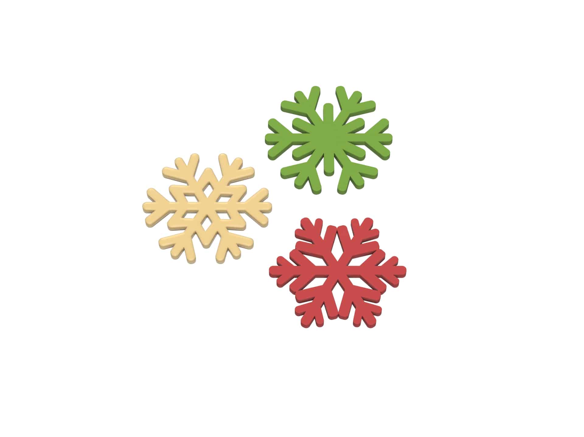 Mini Snowflake Tuille Sheets