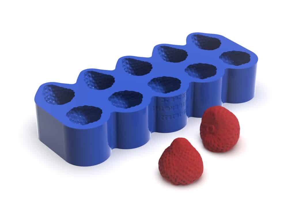 Realistische Erdbeere Mold