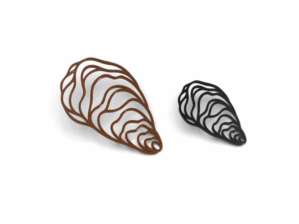 Oyster Tuille Mold - Pequeño