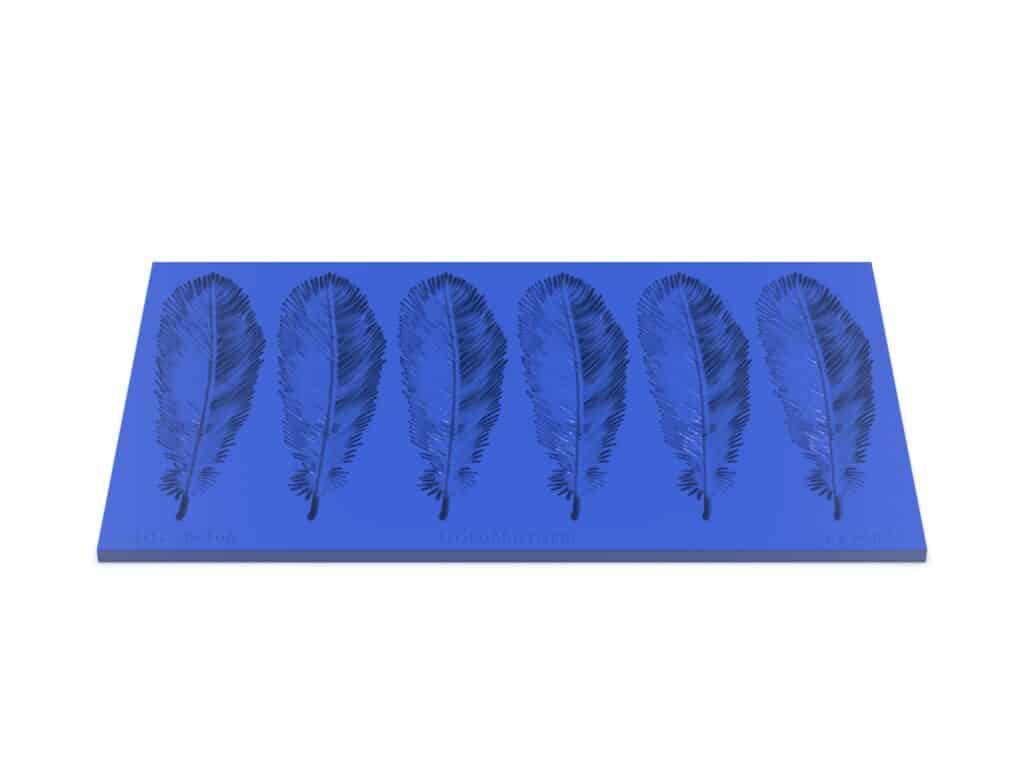 Realistic Feather Tuille Mold