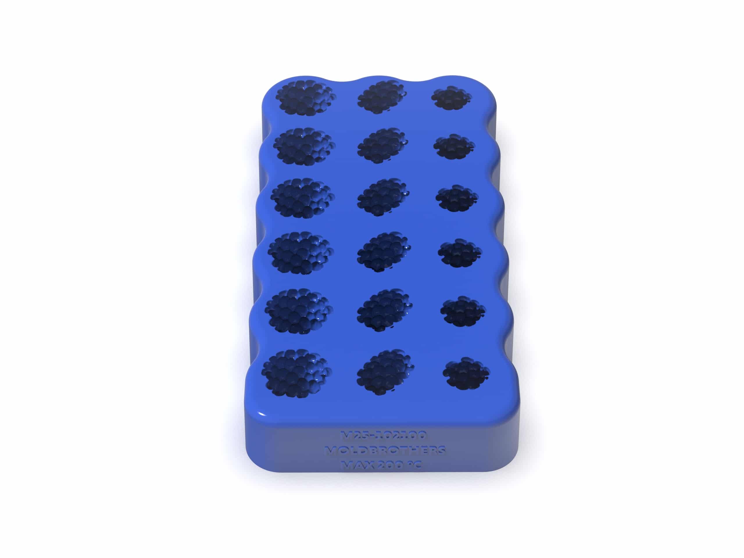 Realistic Raspberry Mold