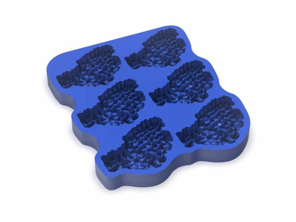 Realistische Honigwabe Mold