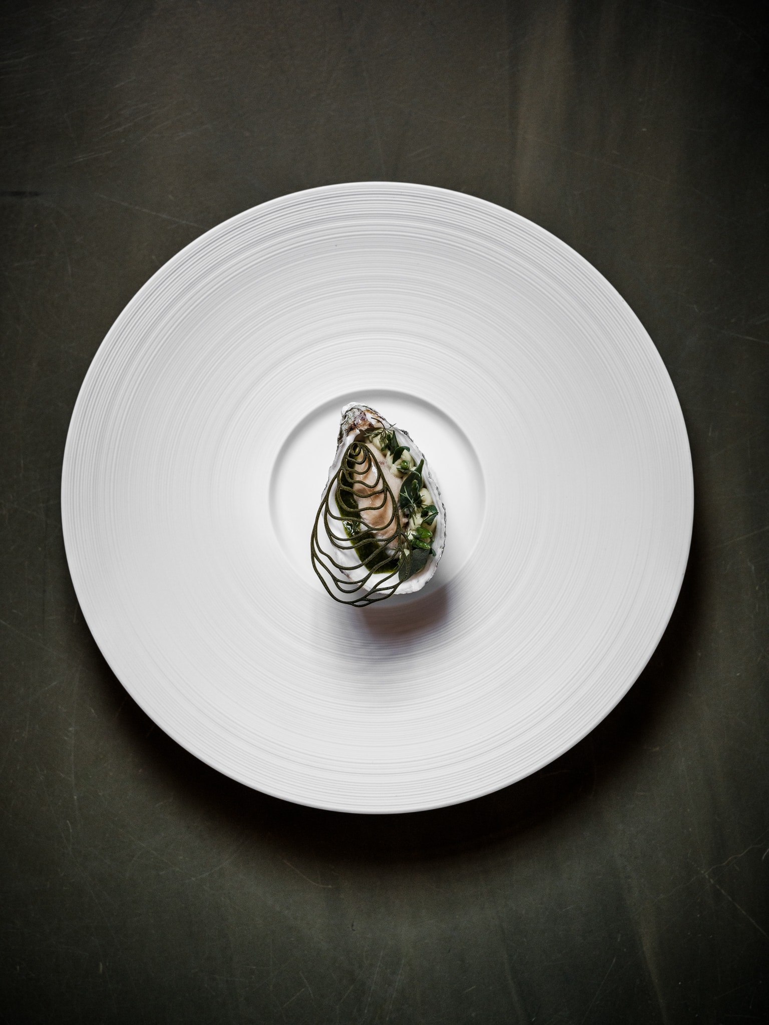 Oyster Tuille Mold Large X Restaurant Zilte***