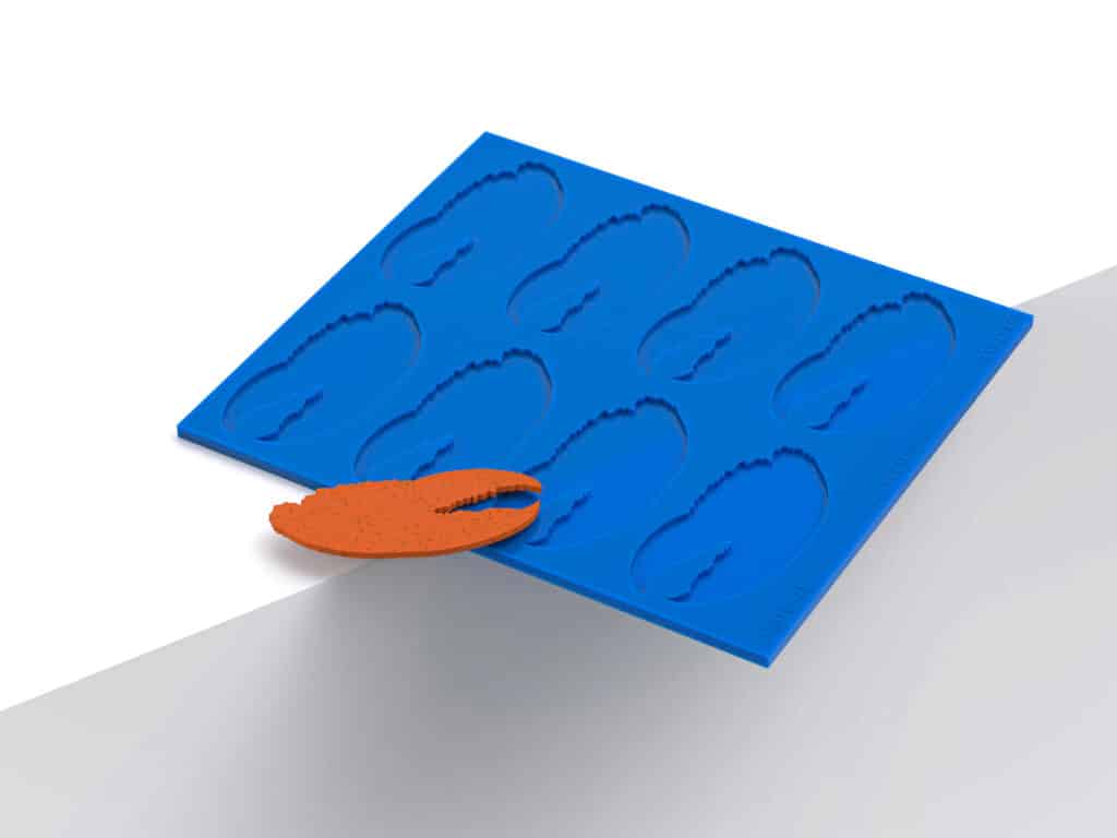 Tuille de pinza de langosta Mold
