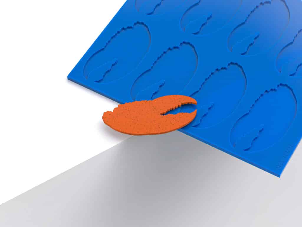 Tuille de pinza de langosta Mold