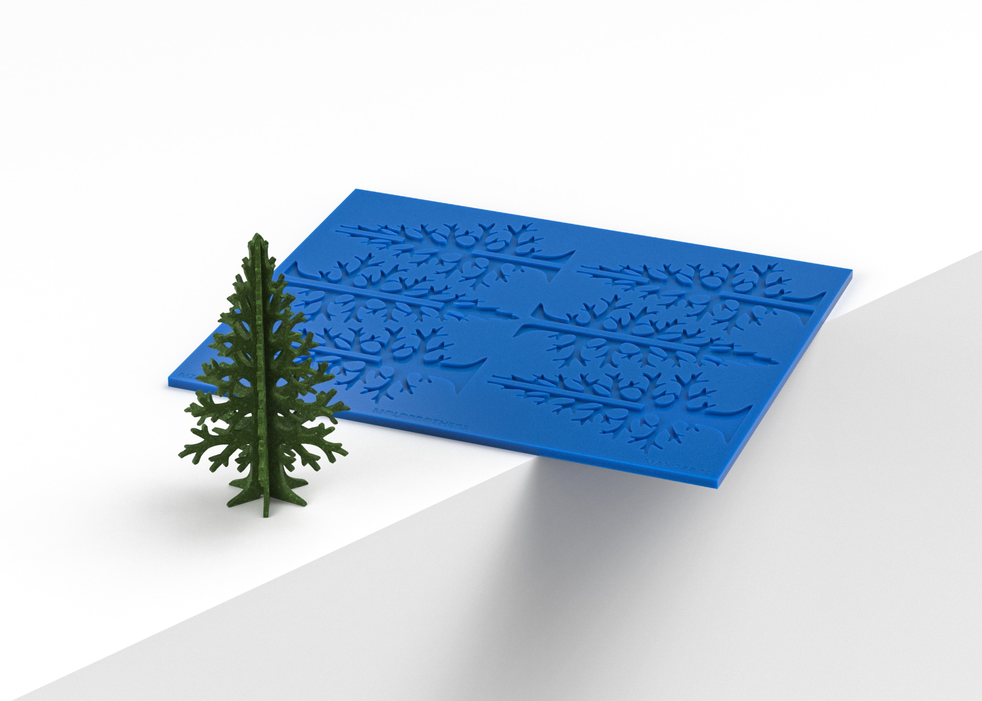 Christmas Tree Tuille Mold