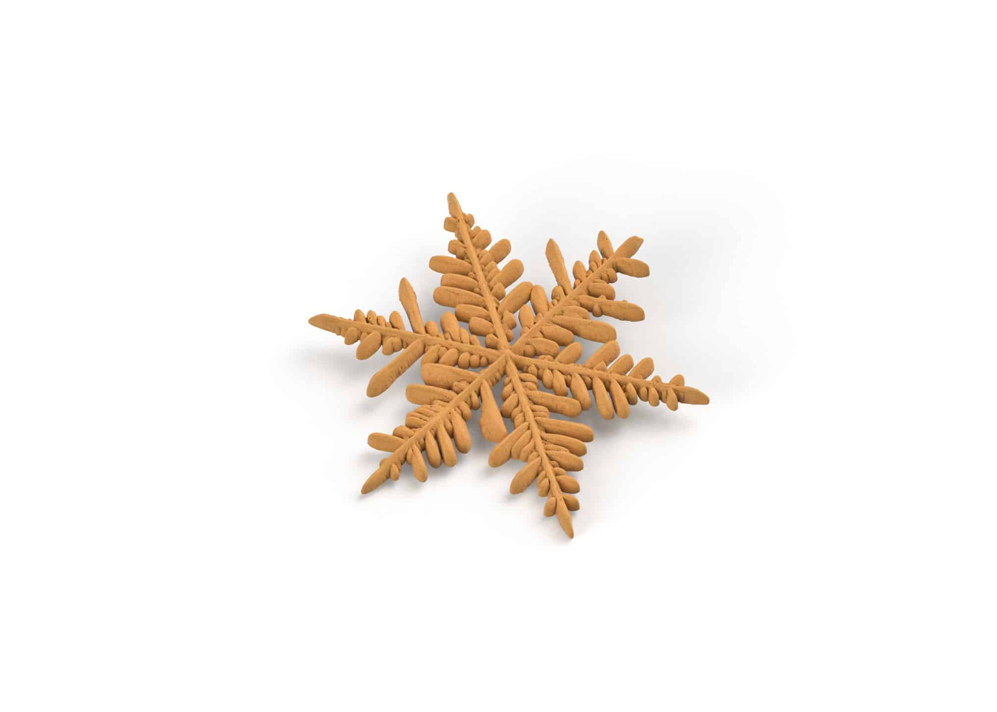 Copo de nieve realista Tuille Mold