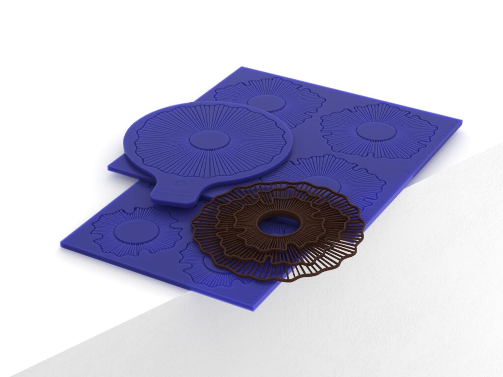 Ligne Rosette Tuille Molds