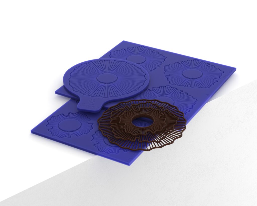 Ligne Rosette Tuille Molds